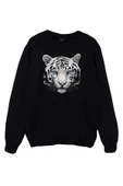 fame-stoned  Kaplan Baskılı Sweatshirt - 1