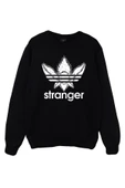 fame-stoned  Stranger Thıngs Baskılı Sweatshirt - 1