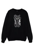fame-stoned  Ghost Baskılı Sweatshirt - 1