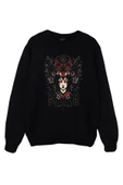fame-stoned  Kurt Baskılı Sweatshirt - 1