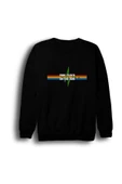 fame-stoned  Pink Floyd Baskılı Sweatshirt - 1
