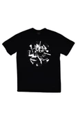 fame-stoned  Red Hot Chili Peppers Baskılı Unisex %100 Pamuk Siyah T-shirt - 1