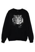 fame-stoned  Kaplan Baskılı Sweatshirt - 1