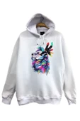 fame-stoned  Aslan Baskılı Sweatshirt - 1