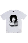 fame-stoned  Unisex Beyaz Baskılı T-Shirt - 1