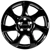 CMS-1060-03 6.5x16" -4x108 ET37.5 63.4 Complete Black Gloss Jant (4 Adet) thumbnail 2