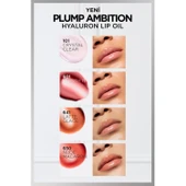 L'Oréal Paris Plump Ambition Hyaluron Lip Oil Besleyici ve Nemlendirici Dudak Parlatıcısı - 490 Berry Jolie - 8