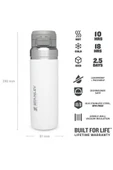 Stanley The Quick Flip Beyaz 1.06 lt Çelik Termos - 4