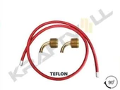 Kraftvoll 19015148  Klima Gaz Basma Hortumu 3000mm F 1 4 F 1 4 90c Kırmızı Standart - 1