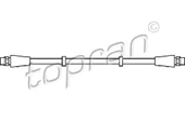 Topran 110399001  585 Ön Fren Hortumu A6 04 4f0611707 - 1