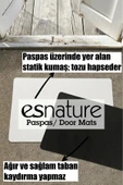Esnature Sevimli Tembel Köpek Kahverengi Kapı Önü Paspası 45x70 Cm - 3