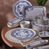 Fecra Wista 35 Parça Gold Fileli Kahvaltı Seti - 1