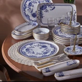 Fecra Wista 35 Parça Gold Fileli Kahvaltı Seti - 3