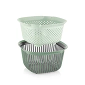 Qlüx İdeas Liny Süzgeçli Kase Yeşil 25cm 4000ml - 1