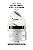 Loreal Professionnel Metal Detox İşlem Görmüş ve Yıpranmış Saçlar İçin Kırılma Karşıtı Koruyucu Maske 150 ml - 1
