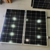 Güneş Paneli Montaj Aparatı 2 Panel İçin 2 Adet 220 cm Profil 6 Adet Klemp thumbnail 2