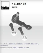 Votto 14 -5101 Rotil Corsa A B Combo 94-01 Tigra A 94-00 - 1