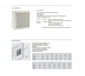 HV-150 AE Duvar Pencere Montaj Panjurlu Kafesli Aksiyel Fan Debi 238 m3/h 39 dB(A) Ses Seviyesi Soler Palau Stylvent AGMair Agm Havalandırma - 6