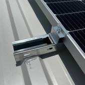 Güneş Paneli Montaj Aparatı 2 Panel İçin 6 Adet 30 cm Profil 6 Adet Klemp - 5