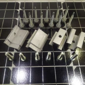 Güneş Paneli Montaj Aparatı 2 Panel İçin 6 Adet 30 cm Profil 6 Adet Klemp - 2