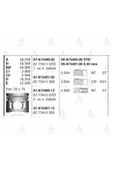 Goetze 06 Iss -873400-0 Segman Std L200 -11 2.5 Dıd 4d5tdı Cr 91.10mm - 1