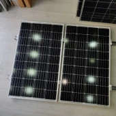 Güneş Paneli Montaj Aparatı 1 Panel İçin 125 cm 2 Adet Profil 4 Adet Klemp - 1