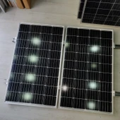 Güneş Paneli Montaj Aparatı 1 Panel İçin 125 cm 2 Adet Profil 4 Adet Klemp - 3