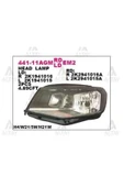 DEPO 44111AGLMLDEM2 441-11aglmldem2 Ön Far Sol Motoru Uzerınde Siyah Volkswagen Caddy 15- - 1