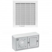 HV-230 A Hız Anahtarlı Duvar Pencere Montaj Panjurlu Kafesli Aksiyel Fan Çift Yönlü Çift Hızlı Soler Palau Stylvent AGMair Agm Havalandırma - 1