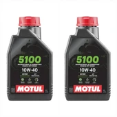 MOTUL 5100 10W40 4T 1L 2ADET - 1