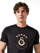 Galatasaray Lisanslı 5 Yıldız Siyah Şampiyonluk T-Shirt - 2