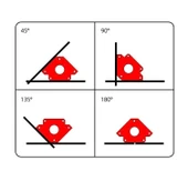 25LBS 12 KG Destekli Manyetik Kaynak Lehinleme Gönye Tutucu - 5