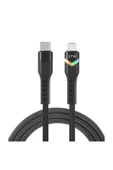 BİLİŞİM BURADA ZR536 TYPE-C TO LİGHTNİNG 27W LEDLİ PD KABLO 1 M - 1