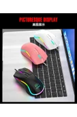 BİLİŞİM BURADA QS-301 PEMBE 7200 DPI OYUNCU MOUSE - 2