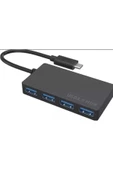ZR424 SİYAH 103U3 TYPE-C USB 3,0 HUB - 1