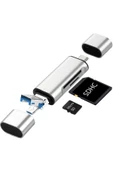 BİLİŞİM BURADA ZR825 TYPE-C USB 3 İN 1 CARD READER - 1