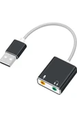 BİLİŞİM BURADA ZR99 USB SOUND CARD KABLOLU 2 Lİ AUX - 1