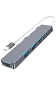 BİLİŞİM BURADA ADS301/C TYPE-C 4PORT 3,1 USB HUB - 1