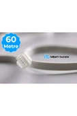 60 Metre 23 Awg Cat6 Bilgisayar, Modem ,IP Kamera Rj45 Ethernet Patch Network Data Internet Kablosu - 1