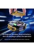 Memo Cx12 Manyetik Rgb Oyun Soğutucu, Pubg Için Powerbankli Otg Hediyeli Kablosuz Radyatör Fan - 7