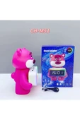 CH-M51 Çalar Saat LED Işık Sesli Kablosuz BT Hoparlör FM Radyo TF Kart Destekli Hediye - 3