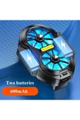 FS01 çift Fan şarj edilebilir cep telefonu soğutucu uzun ömürlü güçlü soğutma hava soğutma - 6