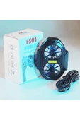 FS01 çift Fan şarj edilebilir cep telefonu soğutucu uzun ömürlü güçlü soğutma hava soğutma - 5
