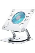 BİLİŞİM BURADA ZR524 V5.1 360 ROTATİNG ELEKTRİKLİ FANLI LAPTOP STAND - 1
