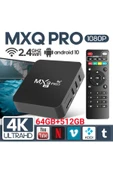 Bilişim Burada MXQ PRO Android Smart TV Box 4K HD 64GB Ram 512GB Rom 2-4GHz 5G WiFi - 1