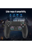 PS4/Pro/Slim/PC Uyumlu Kablosuz Oyun Kumandası | Çift Titreşimli | 6 Eksenli Jiro Sensör | Touchpad - 3