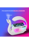 6'sı 1 Arada Kuğu Nemlendirici RGB Işık Kablosuz Şarj Bluetooth Hoparlör - 1