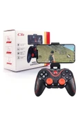 Wireless Kablosuz Oyun Kolu Bluetooth Joystick Gamepad Telefon Tutacağı Standlı - 1