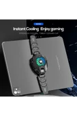 DL05 Tablet Radyatörlü Soğutucu Fan Yarı İletken Kablolu Göstergeli DL05 Memo RGB Tablet Fanı - 6