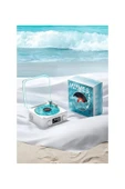 Waves Nostalji Plak Görünümlü Bluetooth Hoparlör 3D Ses Dalgası Retro Müzik Plak Gece Lambası - 1